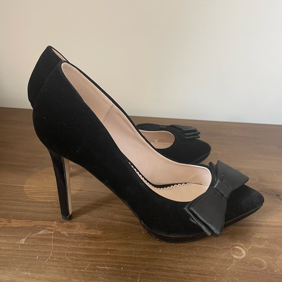 Ribbon black heels - Picture 7 of 8